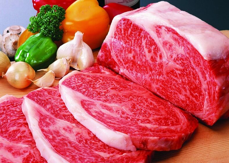 Fleisch marmoriert für Potenz