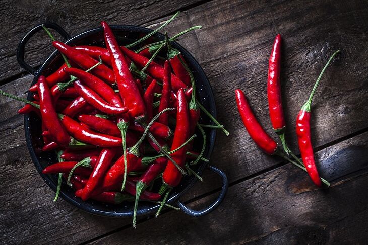 Chilischote zur Potenzsteigerung